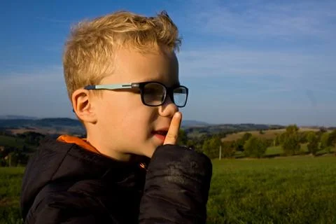 Portrait of  boy Stock Photos