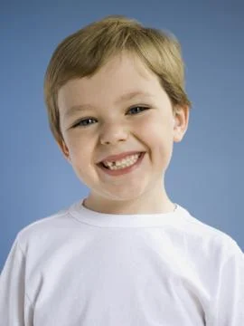 Portrait of boy smiling Stock Photos