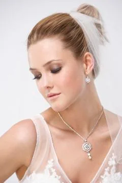 Portrait of Bride Stock Photos