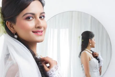 Portrait of a Bride Stock Photos