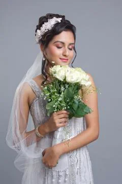 Portrait of a Bride Foto stock