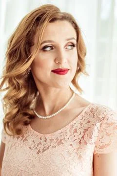 Portrait of bride Stock Photos