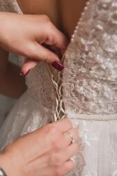 Portrait of a bride Foto stock