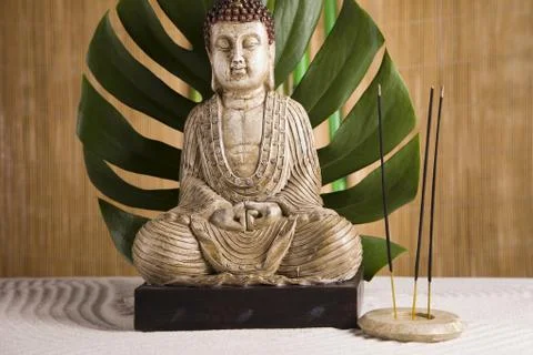 Portrait of Buddha Stock Photos