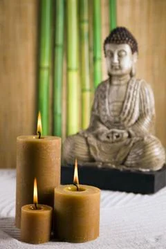 Portrait of Buddha Stock Photos