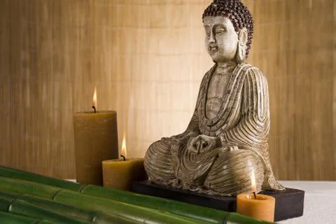 Portrait of Buddha Stock Photos