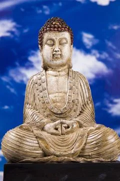 Portrait of Buddha Stock Photos