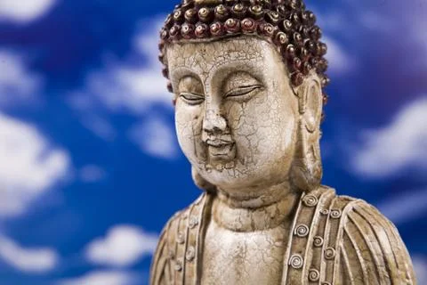 Portrait of Buddha Stock Photos