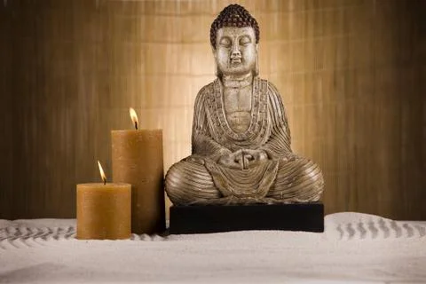 Portrait of Buddha Foto stock