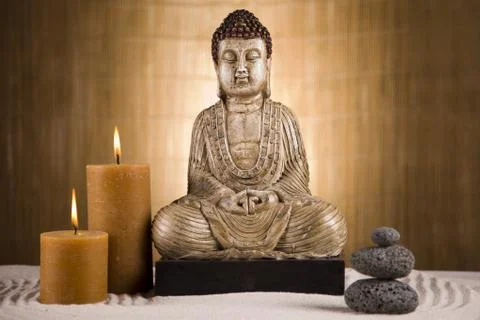 Portrait of Buddha Stock Photos
