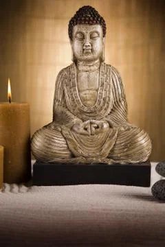 Portrait of Buddha Stock Photos