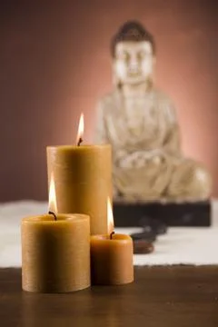 Portrait of Buddha Stock Photos