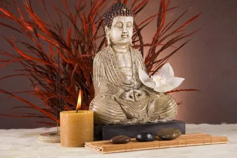 Portrait of Buddha Stock Photos