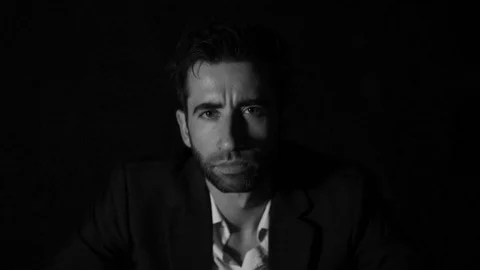 Portrait of  Caucasian man Stock Footage 114925477