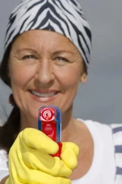 Portrait Cleaner with diffuser Foto stock