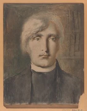 Portrait of a Cleric 1897 (?) Simeon Solomon This portrait of a priest shou.. Illustration
