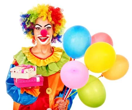 Portrait of clown. Stock-Fotos