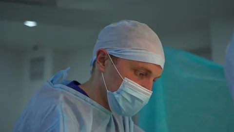 Portrait of confident surgeon Stock Footage 135605963