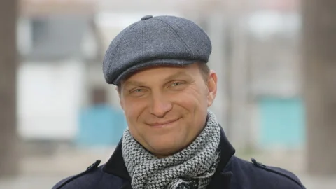 Portrait of a confident young man smiling at the camera.Lifestyle concept Stock Footage 123364421
