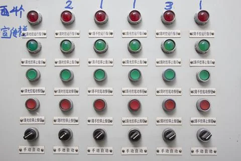 Portrait of Control panel,close-up Stock Photos