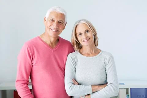 Portrait of a couple Stock Photos