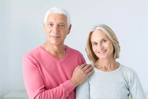 Portrait of a couple Stock Photos