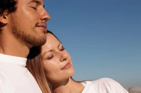 Portrait of a couple Stock Photos
