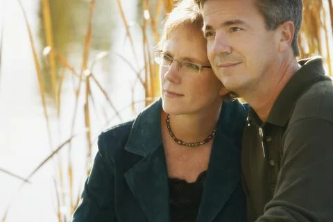 Portrait Of A Couple Foto stock