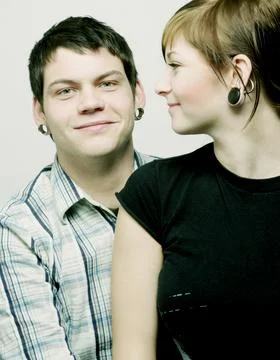 Portrait Of A Couple Stock Photos