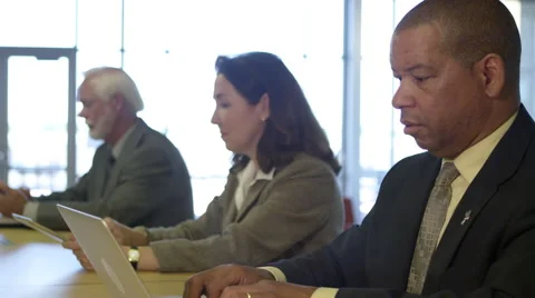 Portrait of coworkers using technology Stock-Footage 67365118