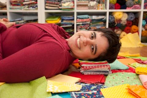 Portrait of a crafter Stock Photos