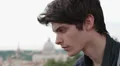 portrait of cute sad and depressed man - saint peter in background HD Footage