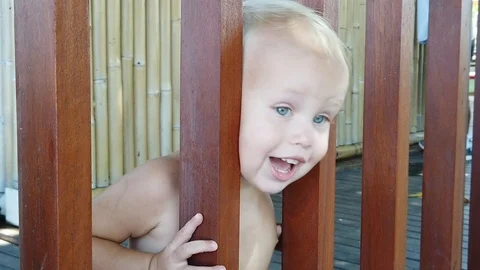 Portrait of a cute two-year-old white boy.  스톡 동영상 109480228