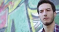 portrait of depressed man crying HD Footage