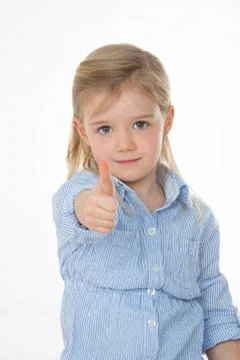 Portrait of determinated child Stock-Fotos
