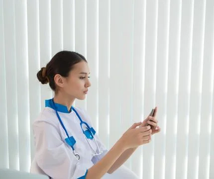 Portrait of a doctor Stock Photos