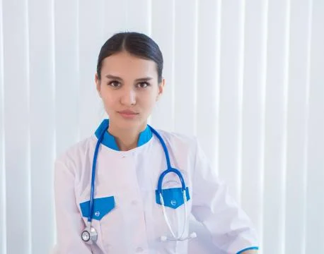 Portrait of a doctor Stock Photos