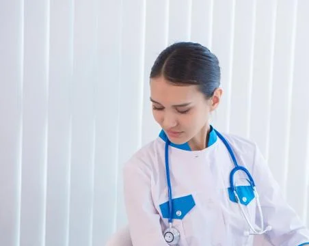 Portrait of a doctor Stock Photos