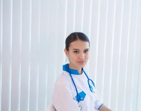 Portrait of a doctor Stock Photos