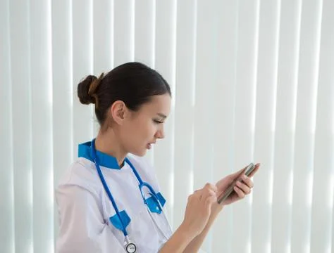 Portrait of a doctor Stock Photos
