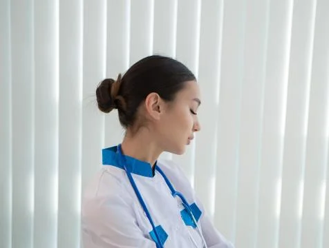 Portrait of a doctor Stock Photos