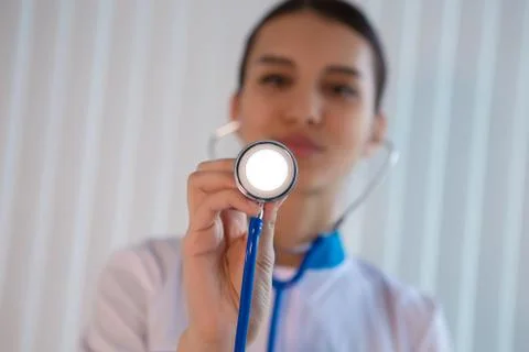 Portrait of a doctor Stock Photos
