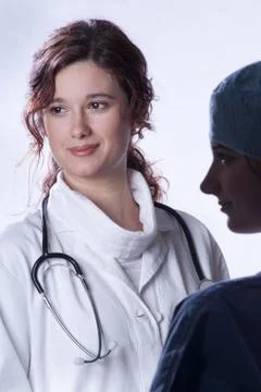 Portrait of doctors Stock Photos