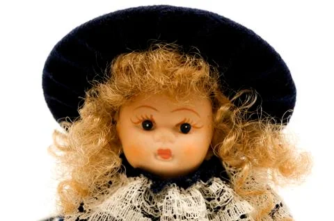 Portrait of a doll Stock Photos