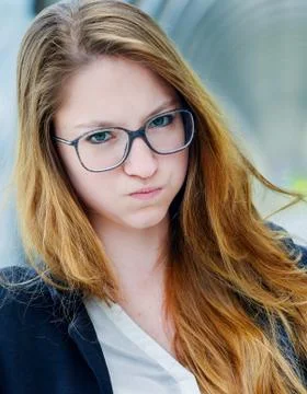 Portrait of dynamic junior executive put under stress Stock Photos