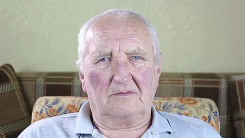 Portrait of elderly man Stock Footage 73583803