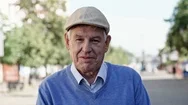 Portrait Of Elderly Man Stock Footage