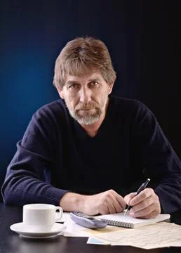 Portrait of an elderly man 스톡 사진