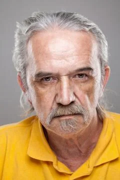 Portrait of an elderly man Stock Photos