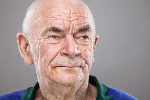 Portrait of an elderly man Stock Photos